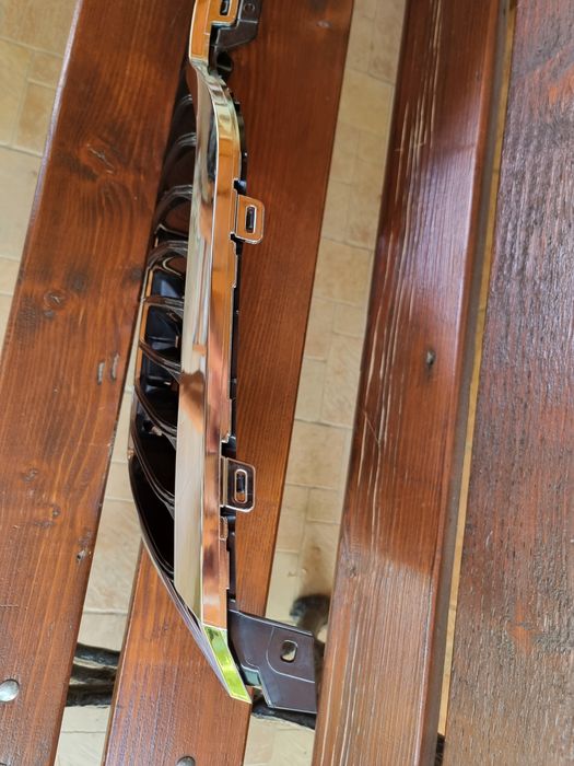 Grila cromata bara fata/ radiator Skoda Superb 2 Facelift 2013-2015