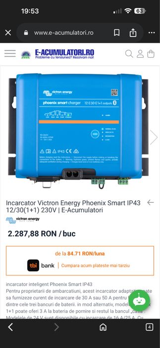 Redresor acumulatori sau baterii  profesional