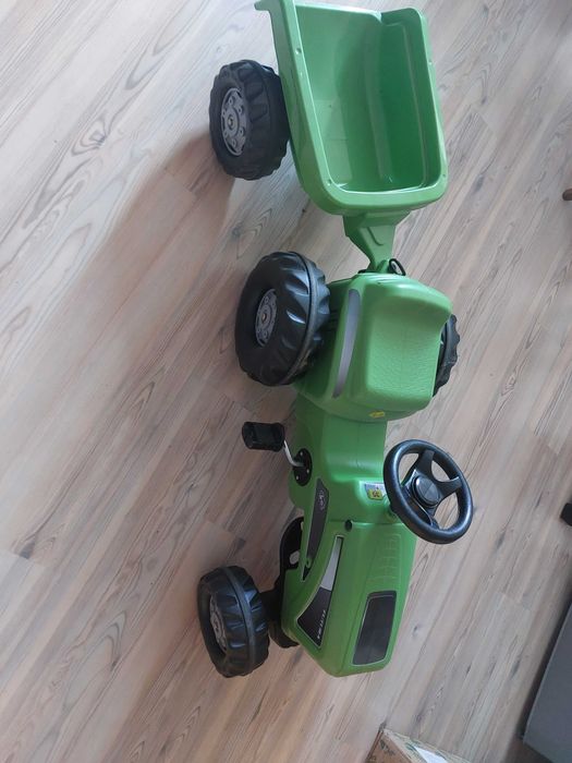 Детско тракторче с ремарке