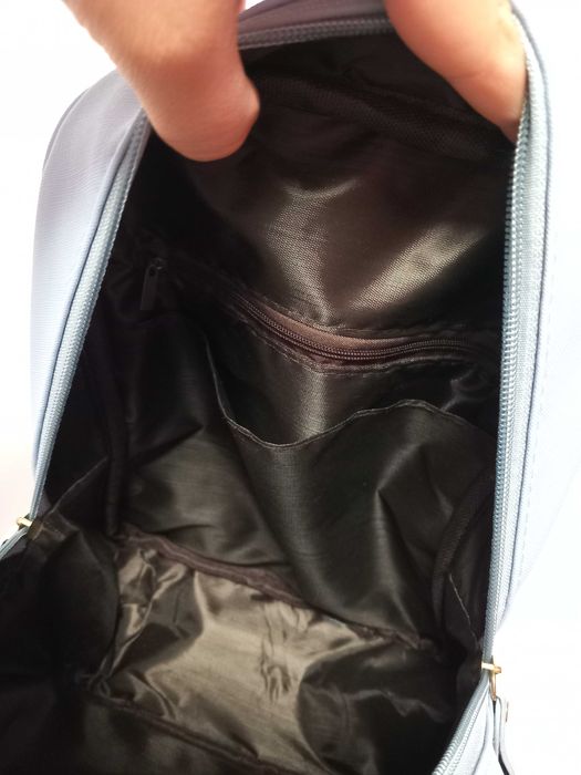 Светло синя раница