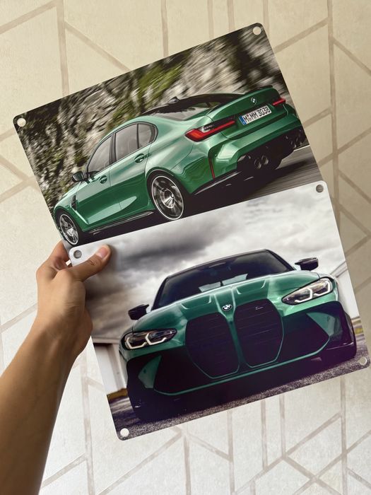 Новые постеры BMW на акриле — стильный декор для дома