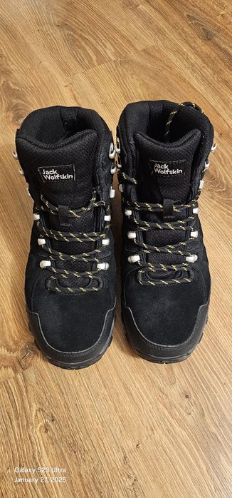 Ghete de drumeție pentru bărbați Jack Wolfskin, negre, mărimea 42