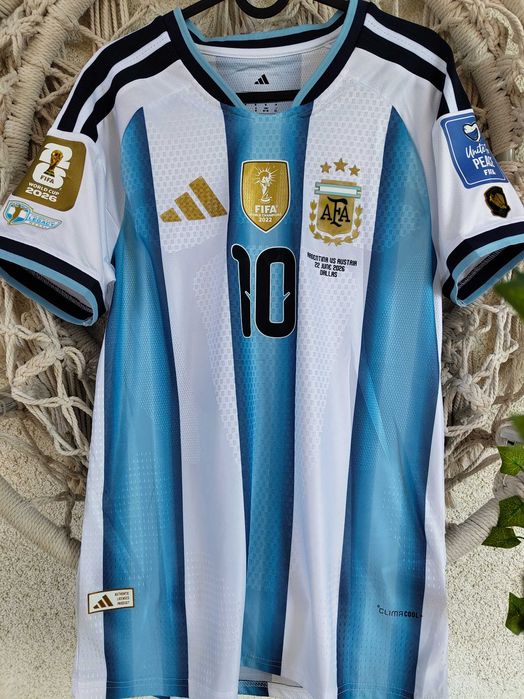 DE COLECTIE!!! NOU - Tricou PLAYER VERSION-ADIDAS | Argentina - Austria | MESSI 10 | World Cup 2026