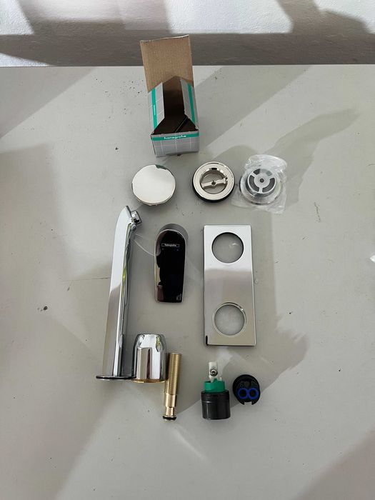 Baterie lavoar Hansgrohe Metris încastrată