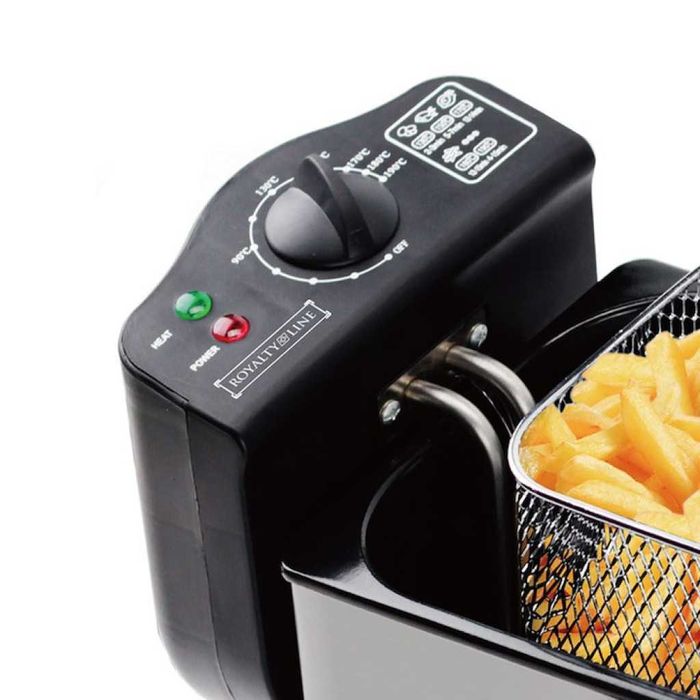 Електрически фритюрник Royalty Line RL-EFT2000, 3 литра,