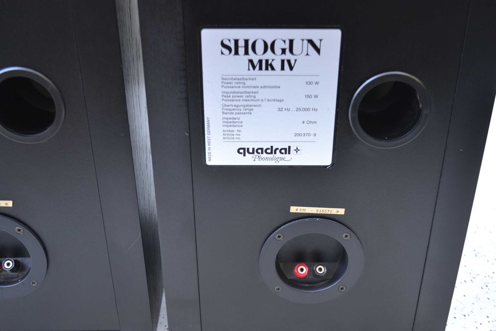 Boxe Quadral Shogun MK IV
