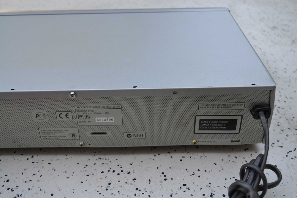 Minidisc Sony MDS-JE 480