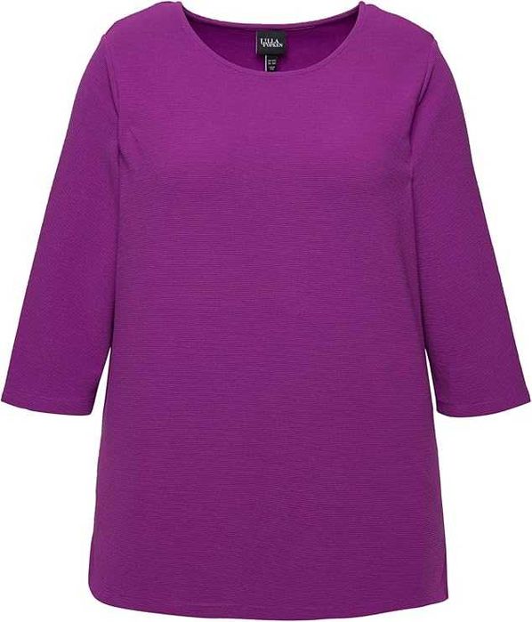 Дамска блуза с 3/4 ръкав Ulla Popken М/L размер лилава