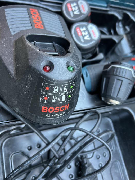 Bormasina Bosch Gsr 12v-35FC Noua brushless valiza , 2Acumulatori