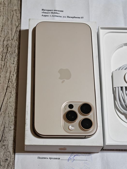 iPhone 16 Pro Max 256 gb ёмкость 100