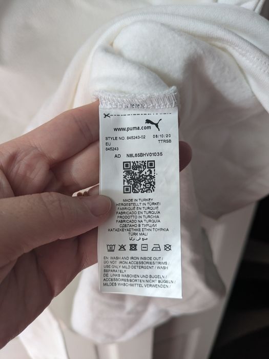 Rochie PUMA xs, bumbac și catifea, NOUA