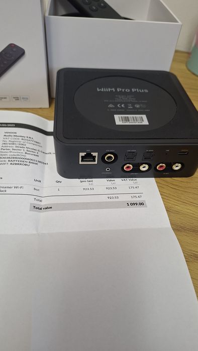 Wiim pro plus streamer dac