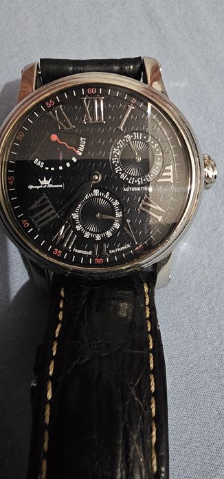 Ceas automat Yonger & Bresson Men's YBH 8302H-01 – elegant și rafinat