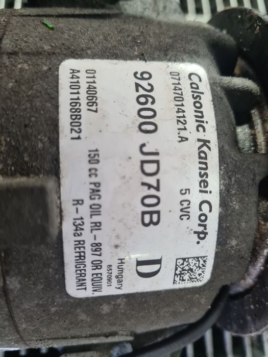 Compresor clima Nissan Qashqai 2.0 D 2007 - 2010 M9R (924) 92600JD70B