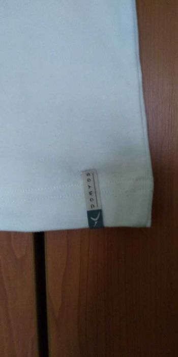 Tricou bumbac alb Domyos ,copii - adulti , mas. XS-S