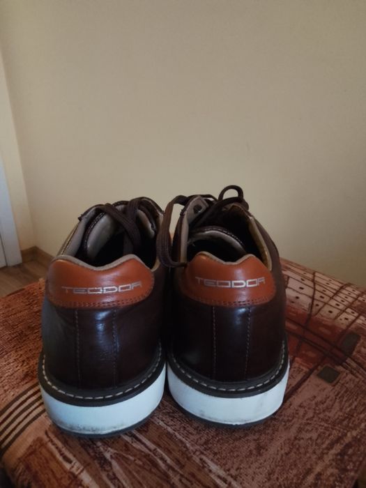 Teodor мъжки спортно-елегантни обувки (кафяви)