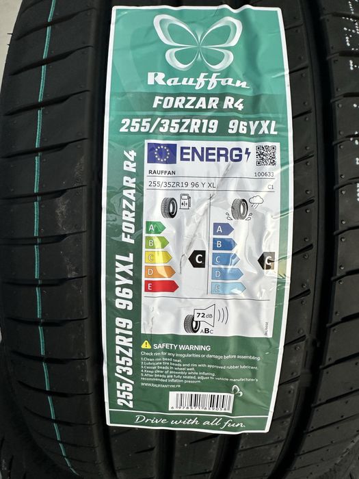 Нови летни гуми RAUFFAN FORZAR R4 255/35R19 96Y XL БОРД 2553519
