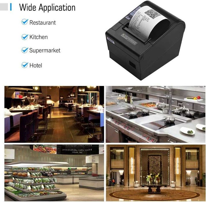 Принтер за етикети Hoin 80mm HOP-E802 термален