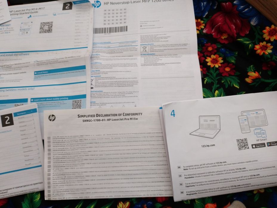 HP Never stop Laser MFP 1200W