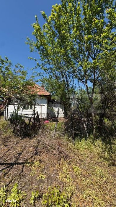Casa cu teren 1100 mp si hala in curte, sat Carbesti