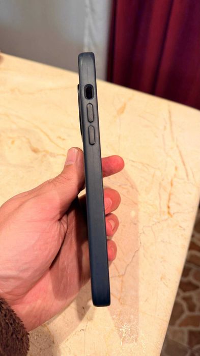 Husa originala Apple din Silicon cu MagSafe iPhone 14 Pro Max - Midnight