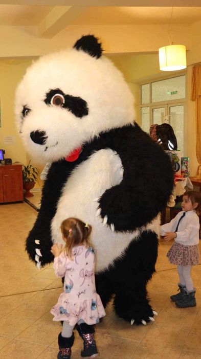 Надуваеми панда и мечока от маша