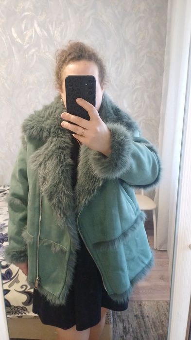 Дубленка  женская, зимняя
