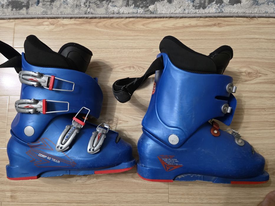 Clăpari schi copii 37 275mm + mănuși 4F
