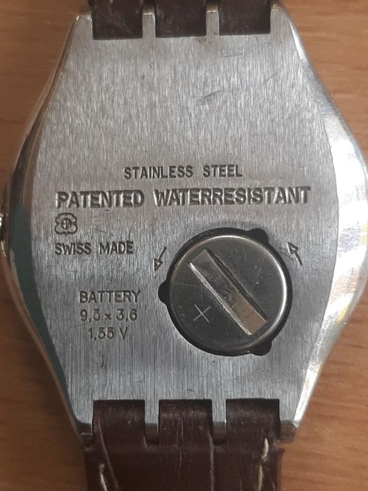 Ceas Swatch Irony (Vintage 1999) – Carcasă Inox, Afișaj Zi/Dată