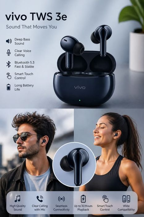 Наушники VIVO TWS 3e