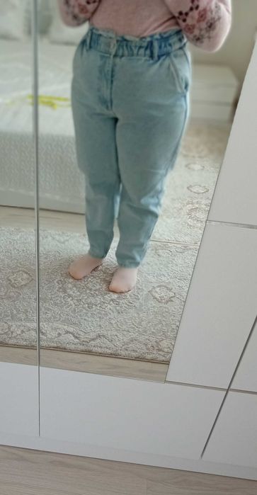 Сини дънки с ластик Sinsay