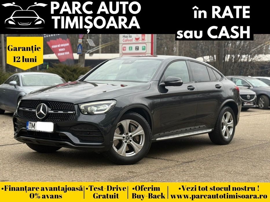 Mercedes-Benz GLC Coupe Amg - Unic Proprietar - Burmester - Revizii doar Mercedes - Impecabila