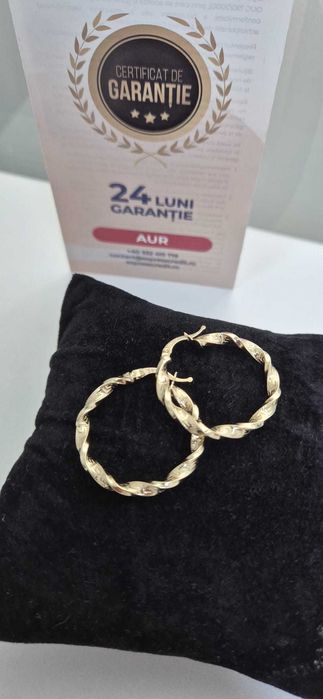 (AG46) Cercei aur 14K B.4728