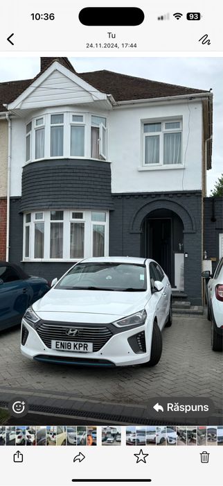 Farurii Hyundai ioniq masina este intreaga