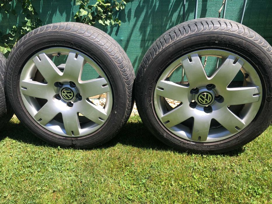 Jante OEM VW R16 + anvelope Bridgestone Turanza Runflat