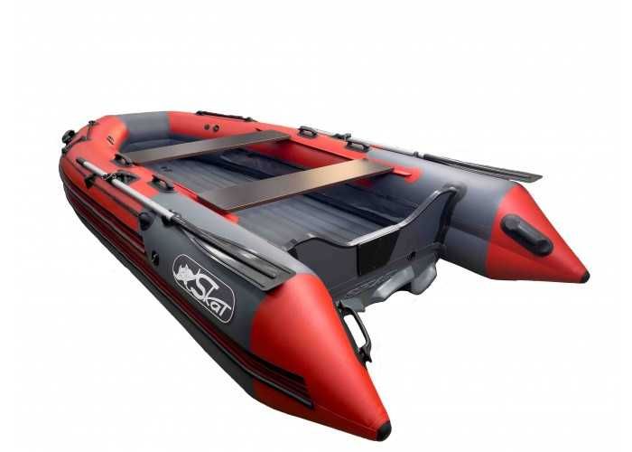Лодка СКАТ 350 графит/красный