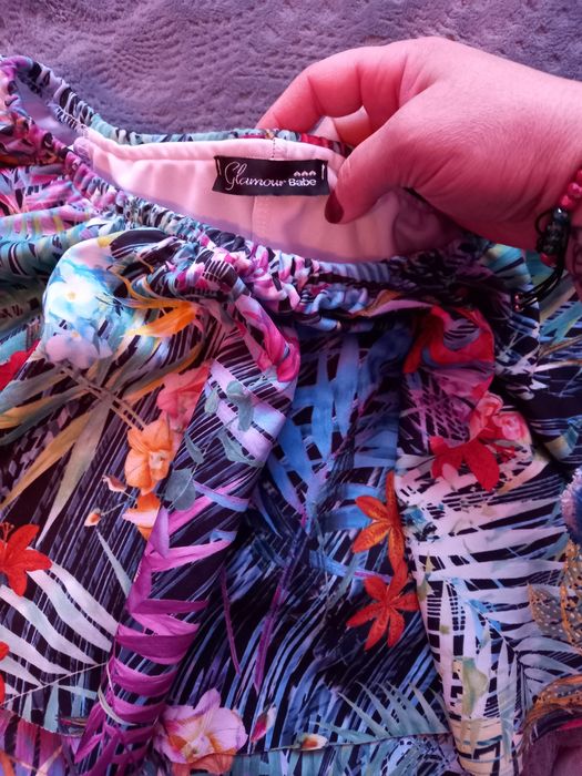 Rochii ,salopeta lunga inflorata si scurta cu pantalon scurt