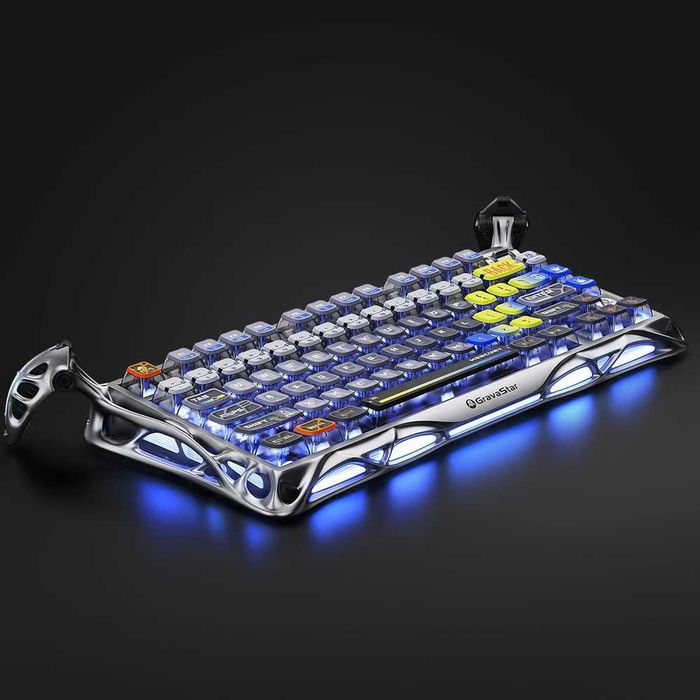 ; Клавиатура Gravastar Mercury K1 Pro (Interstellar Silver)