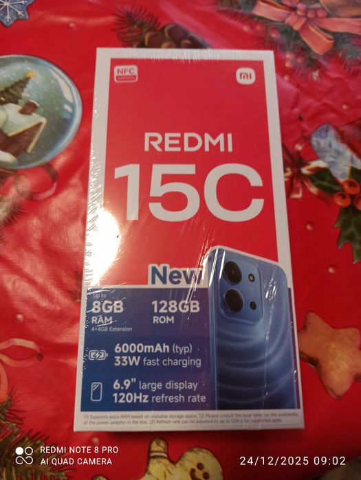 Redmi 15C чисто нов неразпечатван