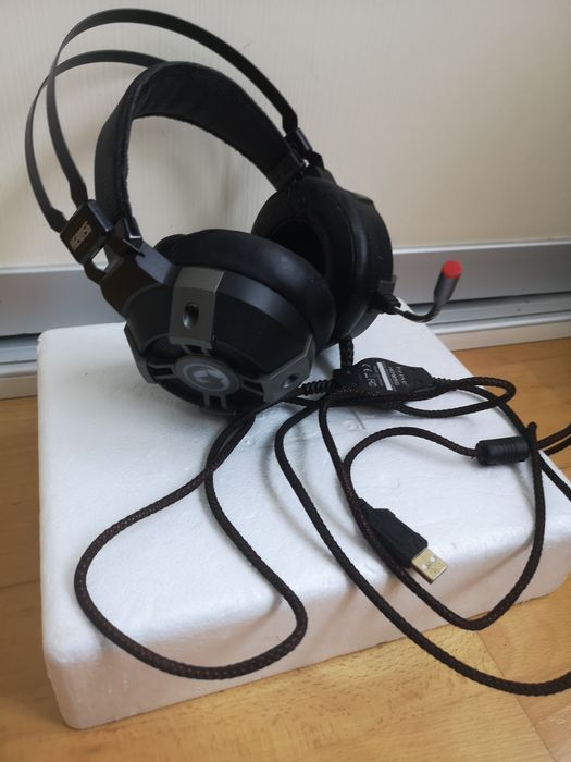 Casti Marvo HG9015G Microfon RGB, Gaming, USB 2.0, Sunet Virtual