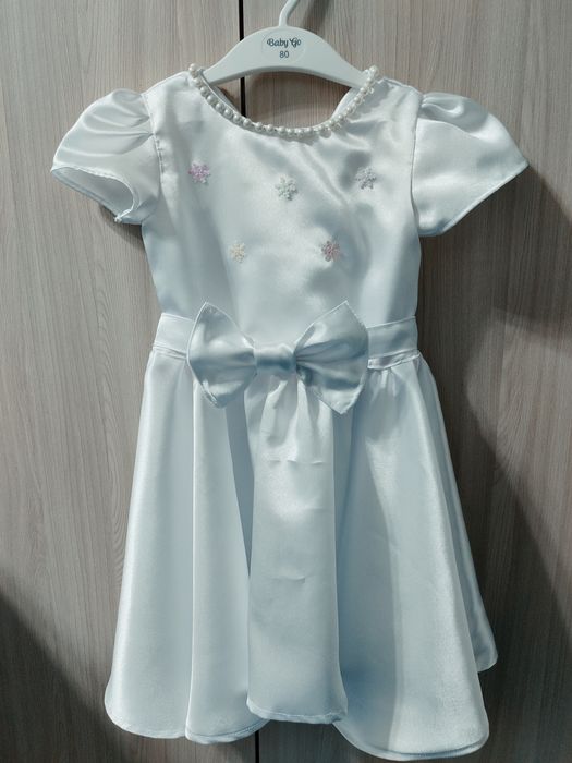 Платье снежинки новогоднее