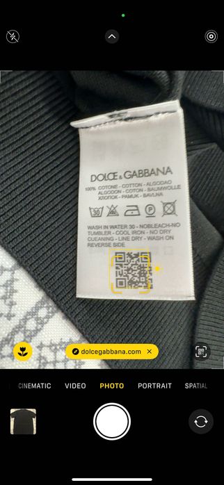 Намаление:Dolce & Gabbana-Чисто нова оригинална мъжка тениска Л размер