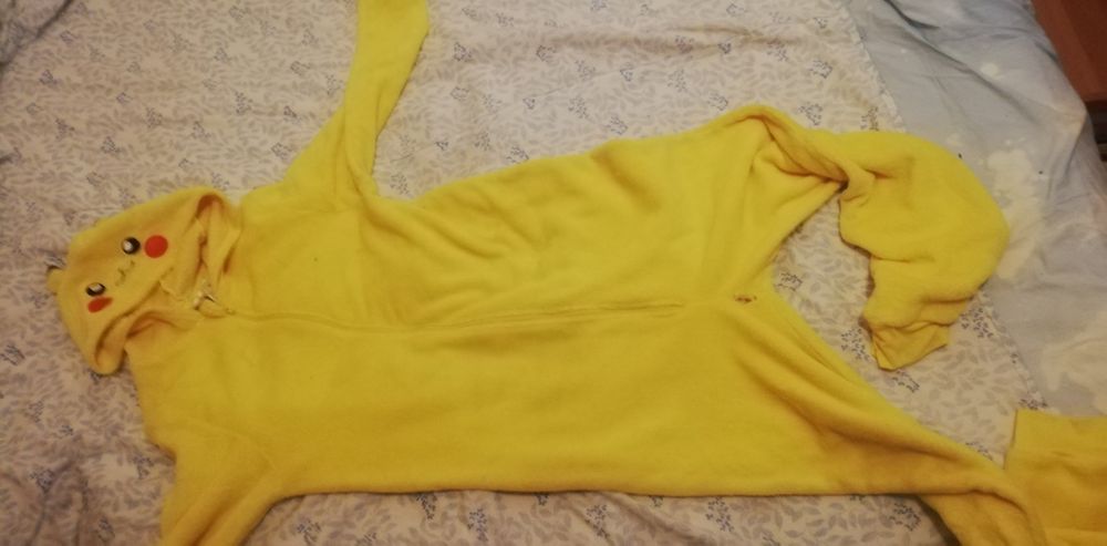 Catsuit costum pokemun mon galben