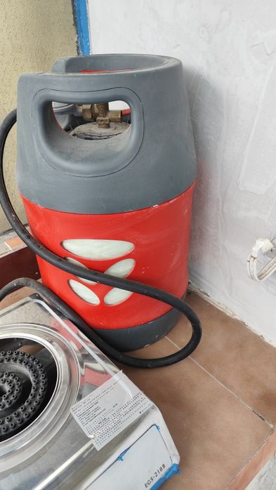 Газова бутилка с газов котлон