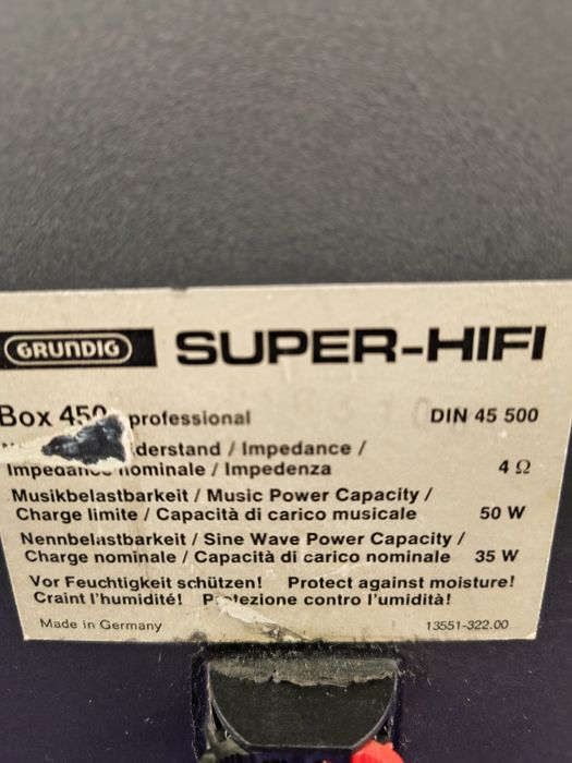 Boxe Pioneer Grundig Actron
