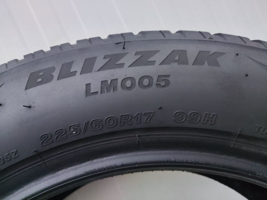 4бр зимни гуми 225/60/17 Bridgestone Blizzak LM005 
5.95mm
дот22