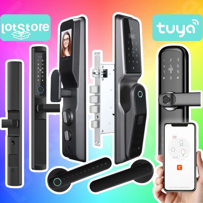Скидки 30% умный TUYA дверной замок ручка сенсорный отпечаток пальца
