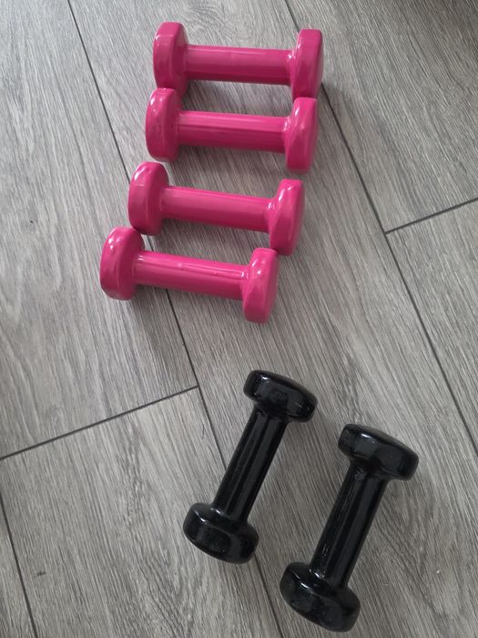 Set gantere 1 kg, 6 bucăți
