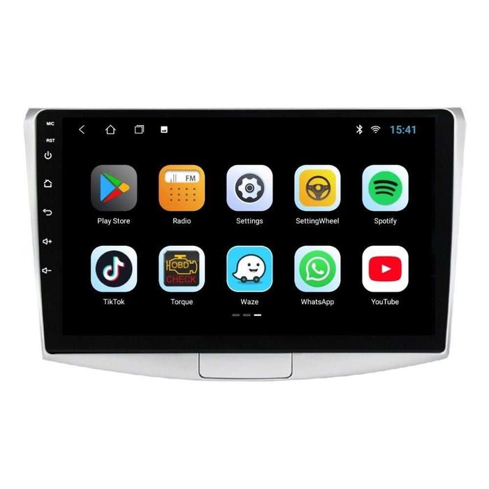 Navigatie Android 14 Vw Passat B6 B7 CC Waze CarPlay YouTube + Camera