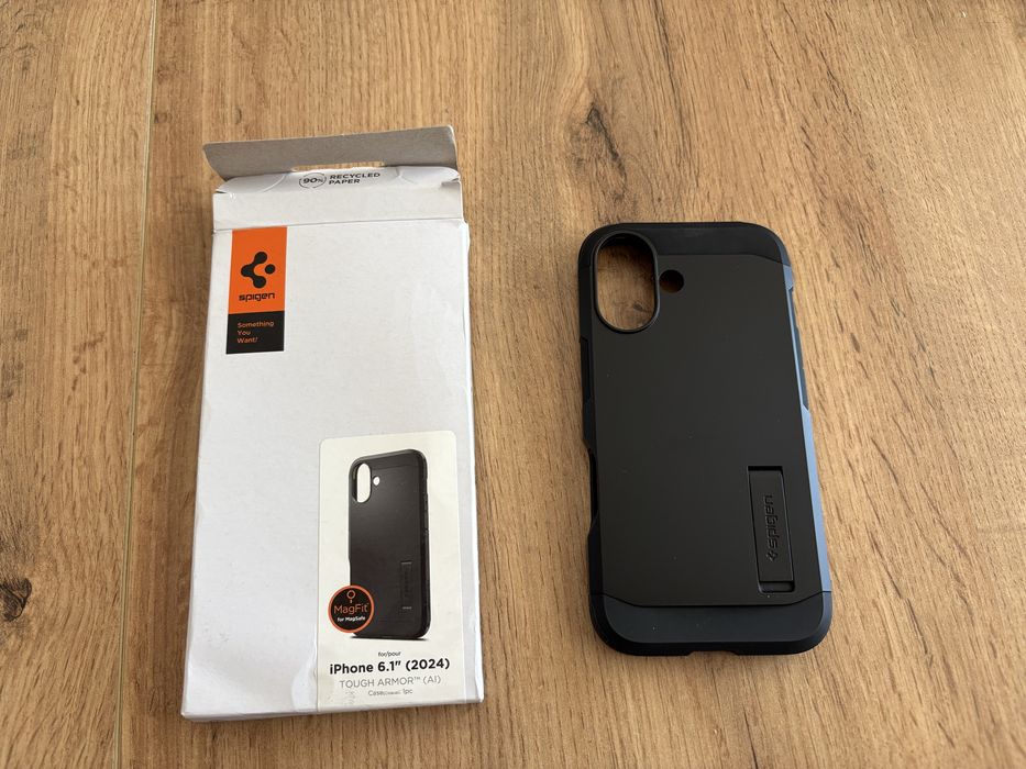 Spigen Tough Armor Mag калъф за iPhone 16 Black – като нов